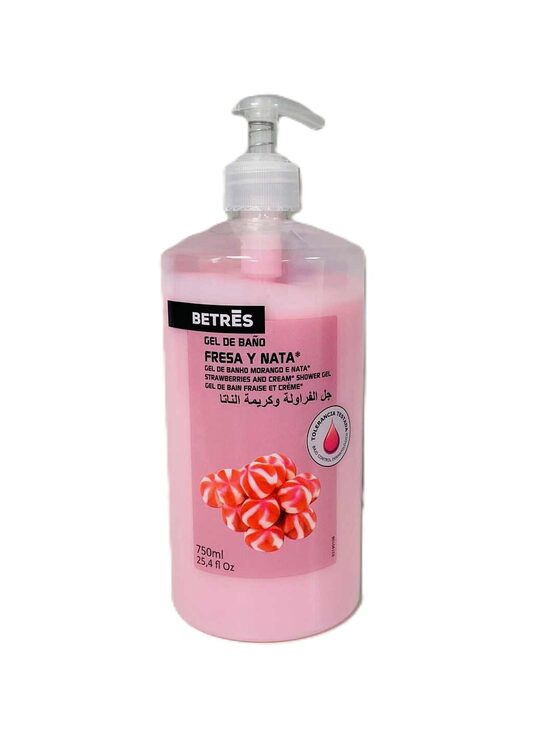 BETRES dušas želeja ar zemeņu krēma aromātu